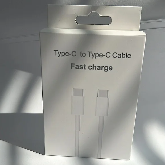 Type C to Type C 20W Fast Charging Cable 1M White - Picture 4 of 6